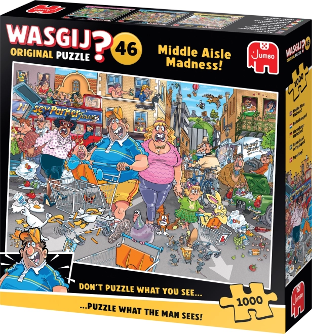 Jumbo Puzzle Wasgij: Középső utca őrülete 1000 darab