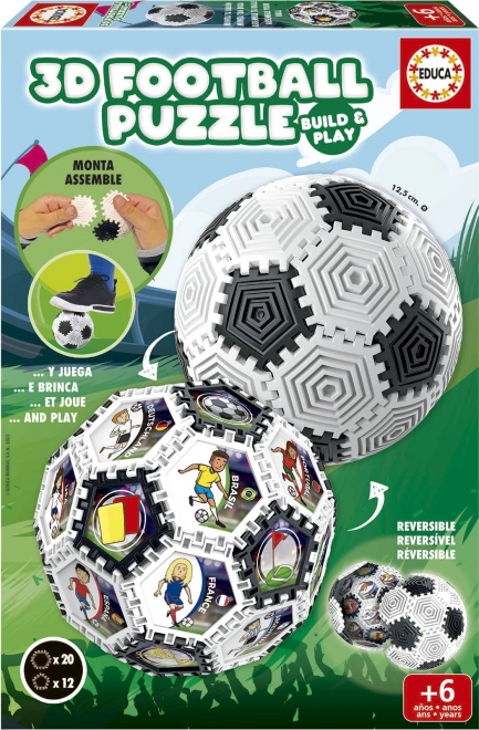 3D Puzzle Labda Foci 32 Darab - EDUCA
