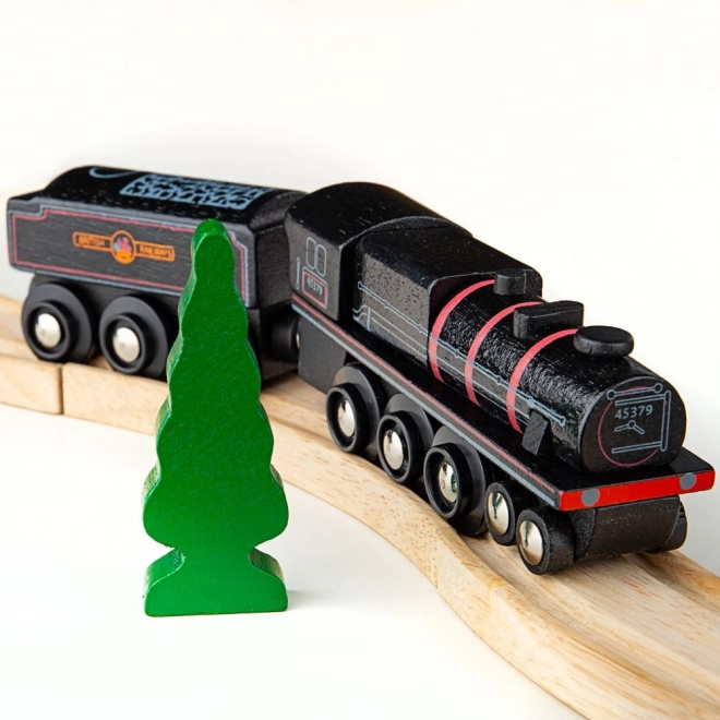 Klasszikus Fekete 5 Mozdony Replika - Bigjigs Rail