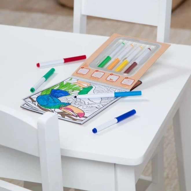 Melissa & Doug varázslatos színezőkönyv vadon élő állatokkal