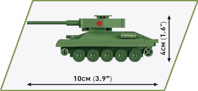 ii. világháborús t-34/85 tank modell építőkészlet