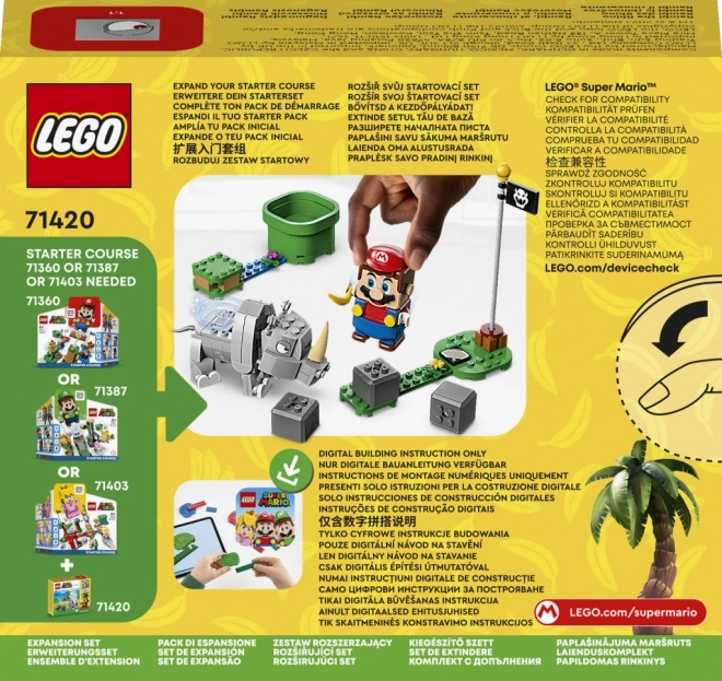 Nosorož Rambi – LEGO Super Mario bővítő készlet