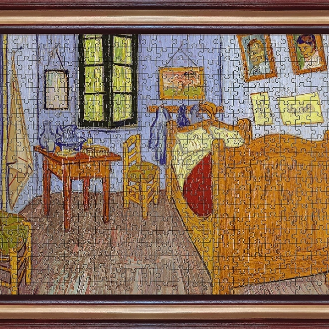 Művészi puzzle keretben: Hálószoba Arlesban 500 darab