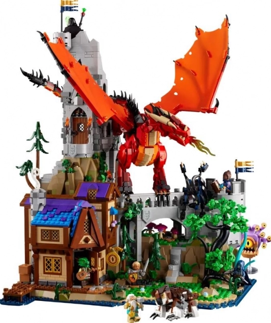 lego ideas: a vörös sárkány meséje dungeons & dragons