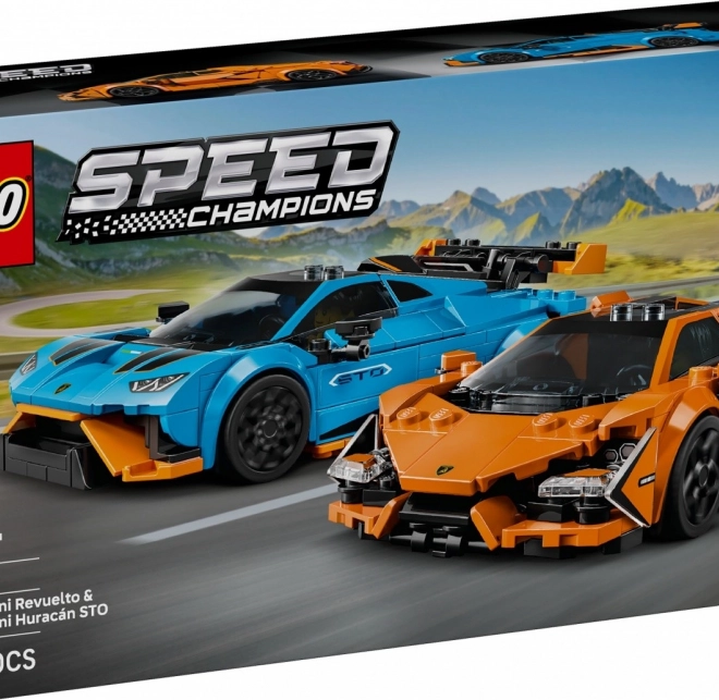 LEGO Speed Champions Lamborghini Revuelto és Huracán STO