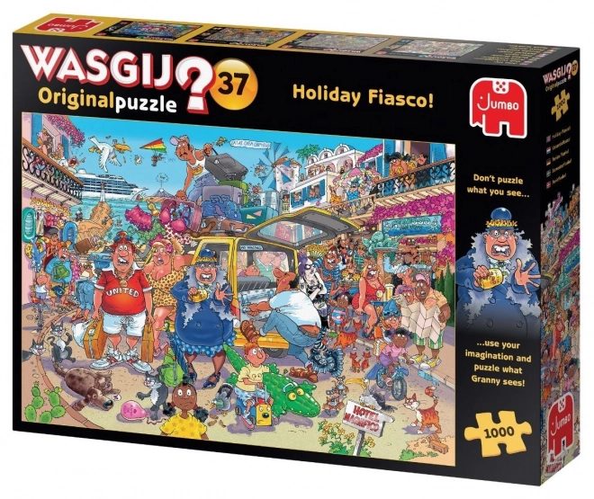 Wasgij Original - Sikertelen nyaralás 1000 darabos puzzle