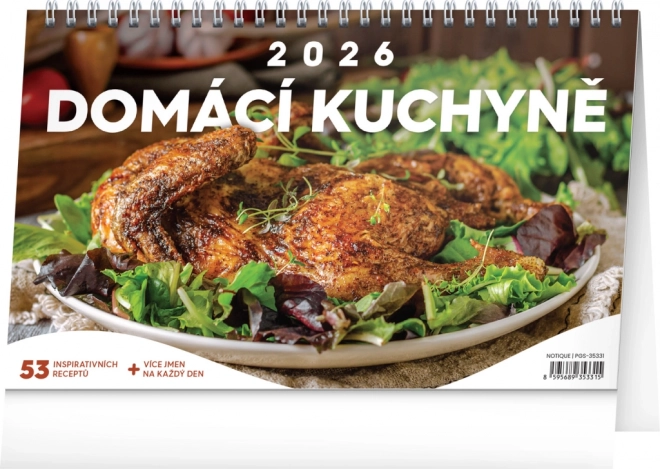 Asztali naptár Házi konyha 2026