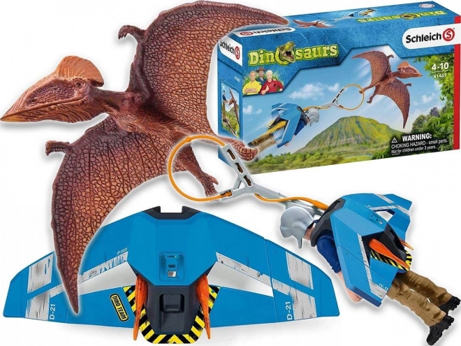 Schleich JetPack Dinoszaurusz Üldözés