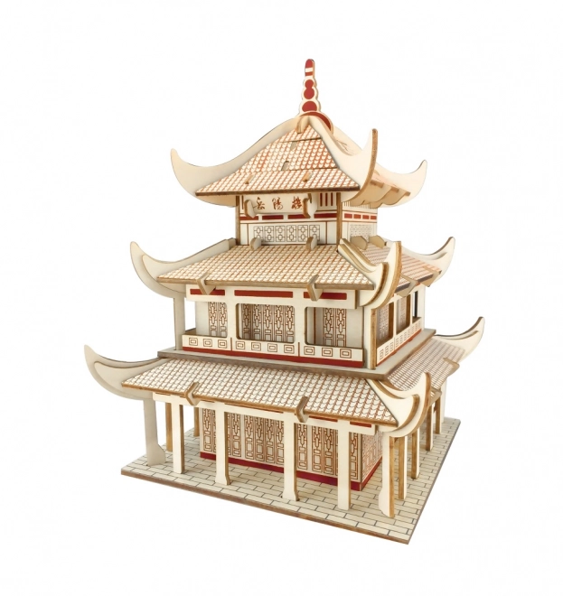 3D fa puzzle - Yueyang torony