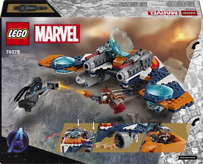 Lego Marvel Rocket Hajtóműves Madár Ronan ellen