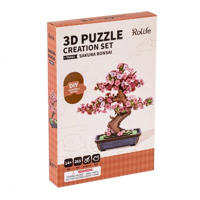 3D fa puzzle Sakura Bonsai