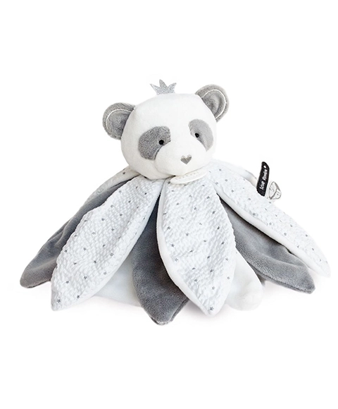 Doudou ajándékcsomag – plüss panda szundikendő 26 cm