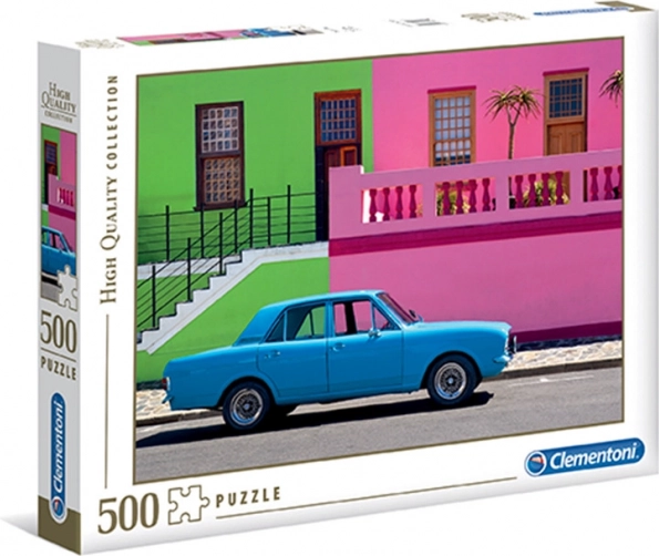 500 darabos puzzle Kék autó