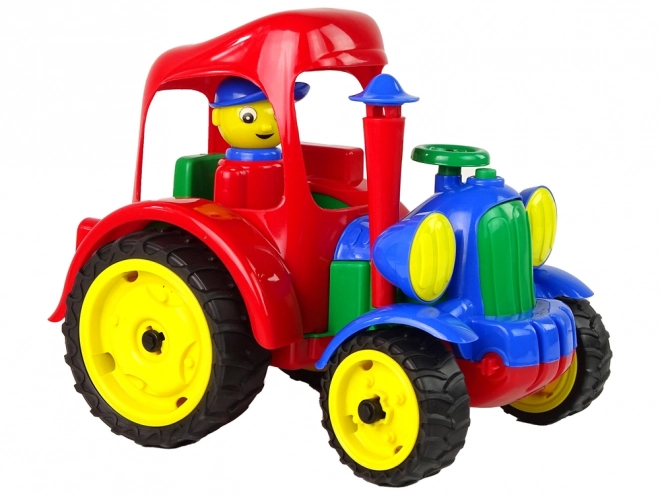 Nagy traktor játék gumikerékkel