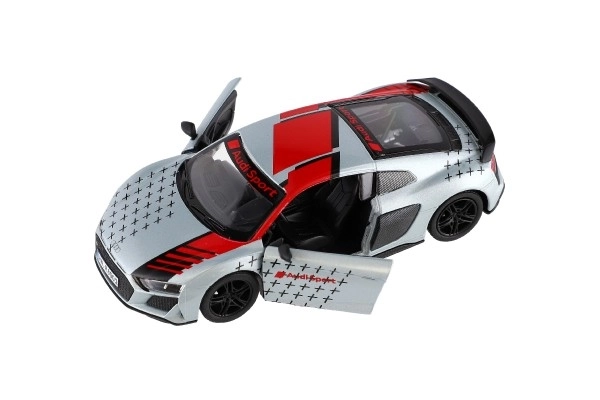 Audi R8 Coupé 2020 modellautó visszahúzhatós 1:36 méretarány