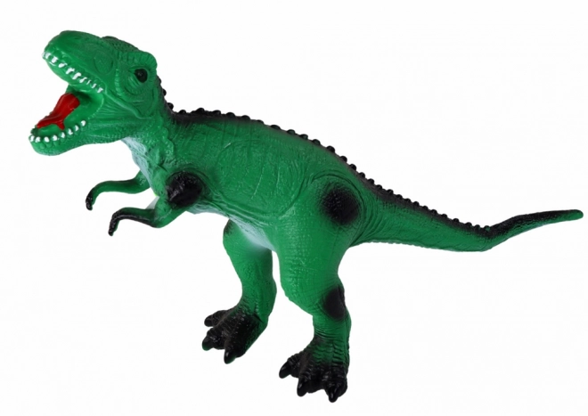 Nagy zöld Tyrannosaurus figura hanggal