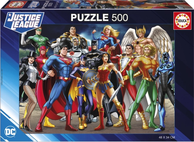 Educa Igazság Ligája puzzle - 500 darabos