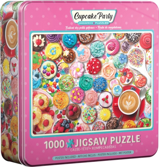 Eurographics puzzle fém dobozban - Tortaparti 1000 darab