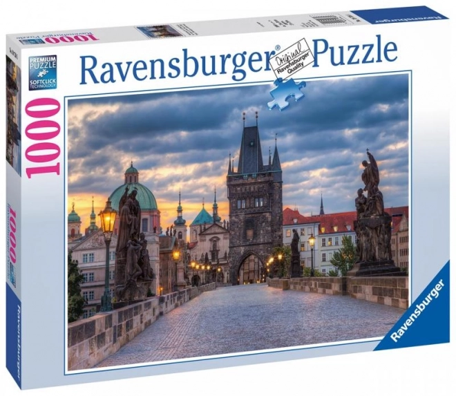 Praha: séta a Károly-hídon 1000 darabos puzzle