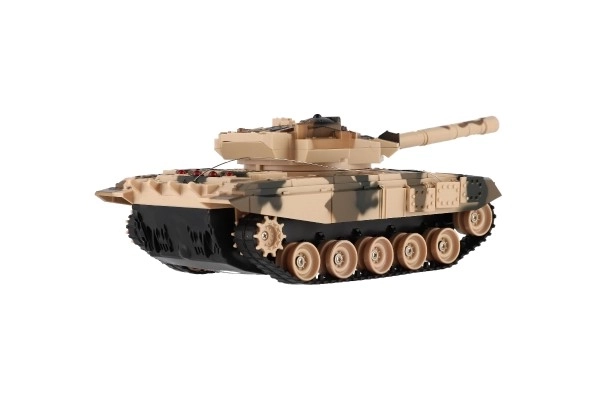 RC tank hanggal és újratölthető akkumulátorral