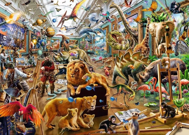 Káosz a Galériában puzzle 1000 darabos