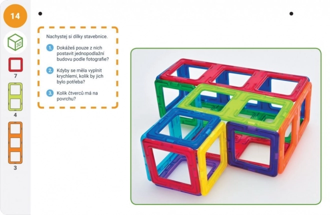 Magformers geometriai oktatódoboz 2. – Sík és tér