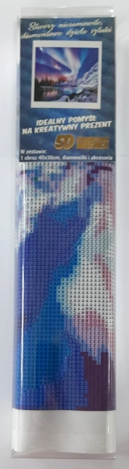 Norimpex sarki fény csillámfestés készlet 30x40cm
