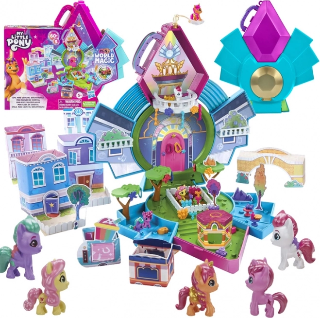My Little Pony kristály világítótorony Mini World Magic 5 figurával