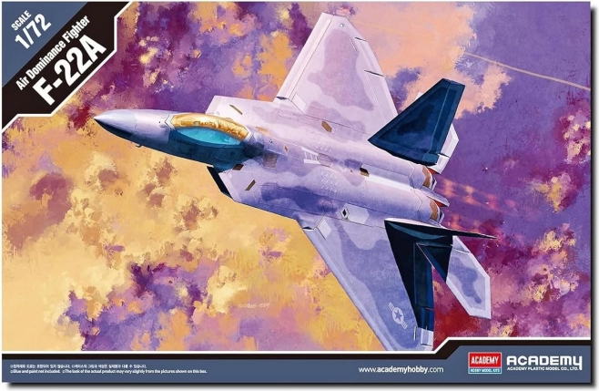 Academy F-22A Raptor méretarányú 1:72 makett