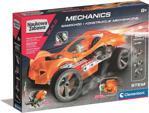 Mechanikai laboratórium: autó és mechanikai szerkezetek CLEMENTONI