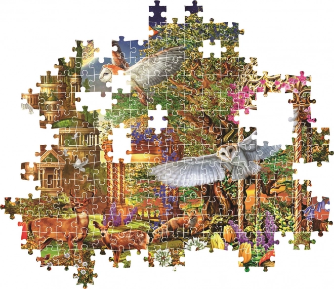 Clementoni erdei fantázia kert 1500 darabos puzzle