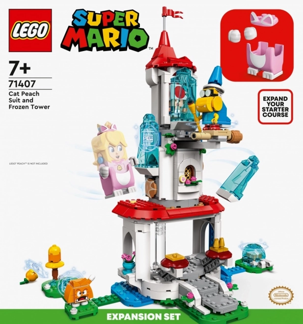 Lego Super Mario - Peach cica és a jégtorony kiegészítő készlet