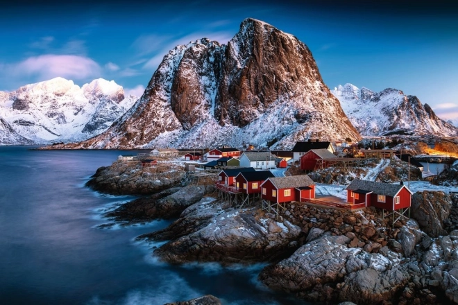 Gyönyörű Lofoten Hamnoy puzzle 3000 darabos - RAVENSBURGER