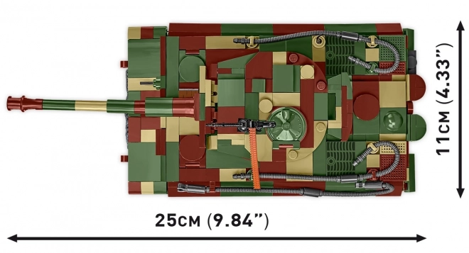 Páncélos Tigris Tank Modell 870 Darabos Építőkészlet