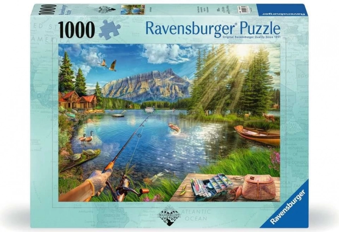 Ravensburger tóparti élet 1000 darabos puzzle