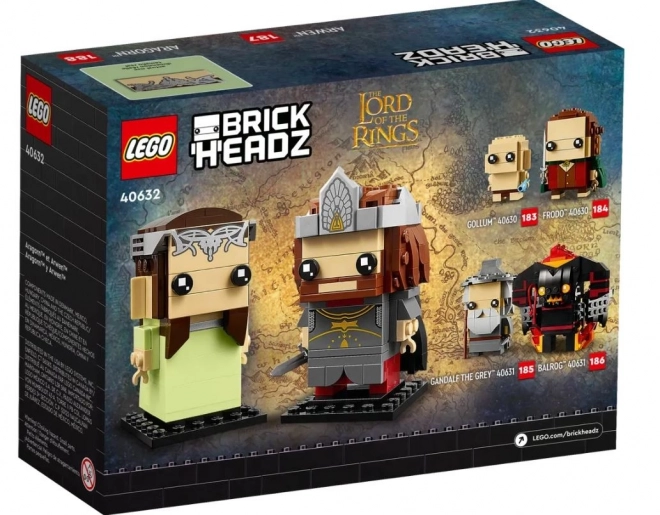 Klocki BrickHeadz Aragorn és Arwen esküvője