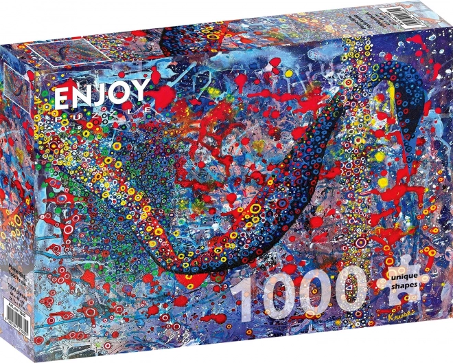 Enjoy fehér kócsag puzzle 1000 darabos