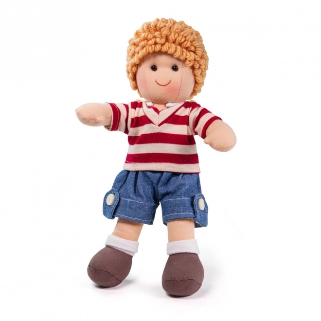 Bigjigs Toys textil baba Harry 28 cm