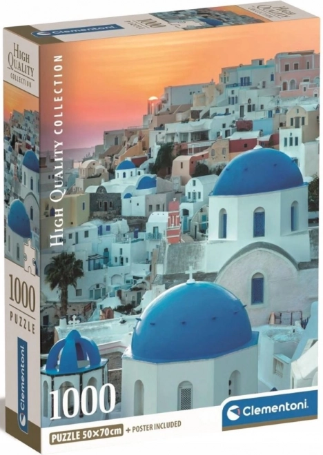 Santorini kompakt puzzle 1000 darabos - Clementoni