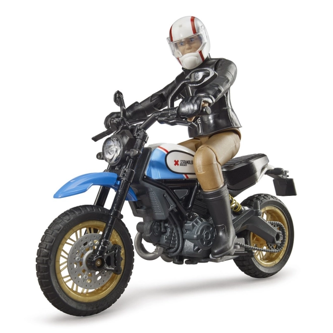 Autentikus Scrambler DUCATI 1:16 méretarányban