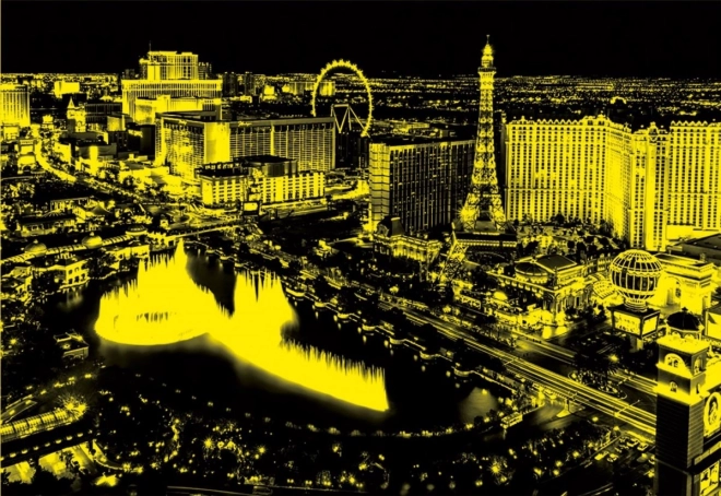 Világító puzzle Las Vegas 1000 darabos