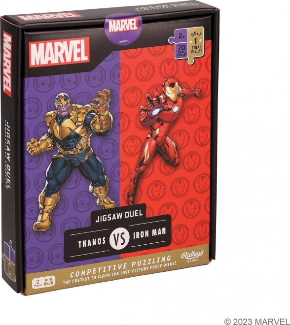 Puzzle párbaj MARVEL Bosszúállók: Thanos vs Vasember