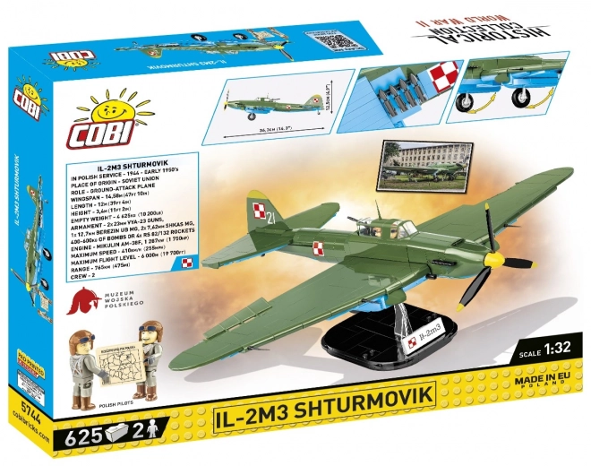 II. világháborús IL-2M3 Šturmovik 1:32 makett