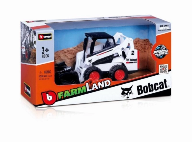 Bburago autó karbantartó gép Bobcat 1:32