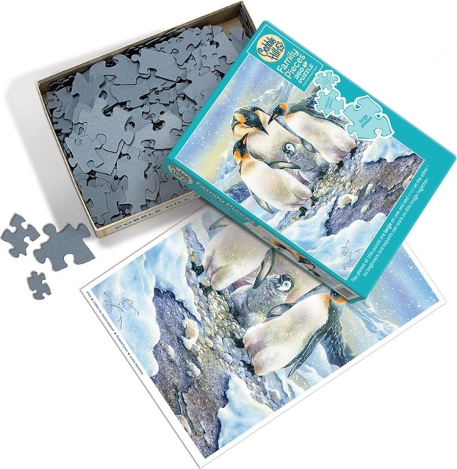 Kobble Hill családi puzzle pingvincsapat 350 darabos
