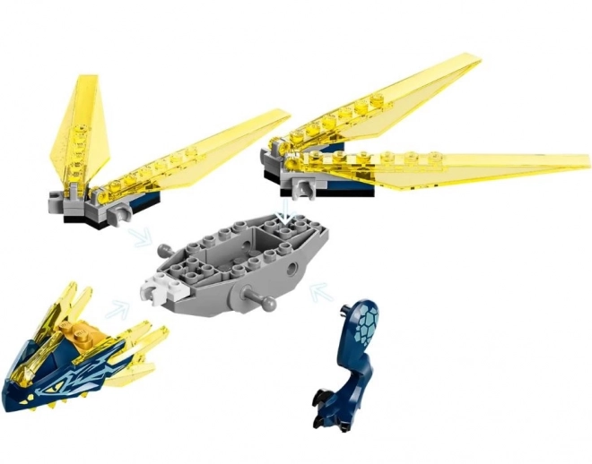 Lego Ninjago Nya és Arin: Harc a kis sárkány hátán