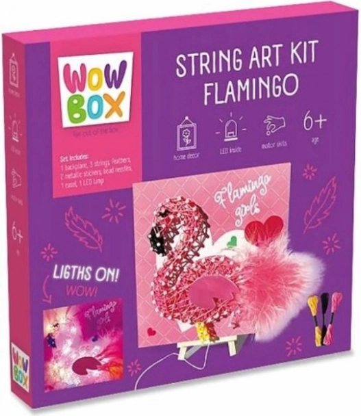 Kreatív String Art Flamingó szett