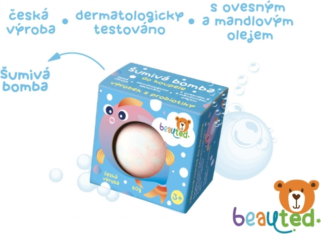Beauted probiotikumos pezsgő fürdőbomba gyerekeknek