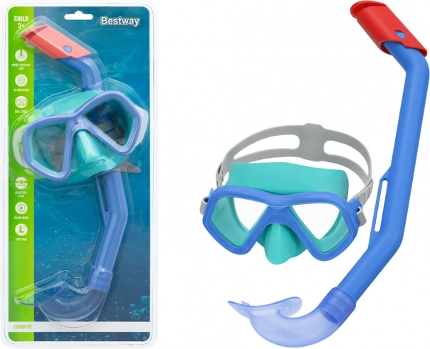 BESTWAY gyerek búvárkészlet maszk és snorkel – Kék