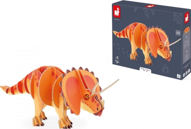 3D puzzle Triceratops 32 darabos